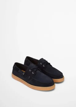 Mokassin Model Karo aus Veloursleder