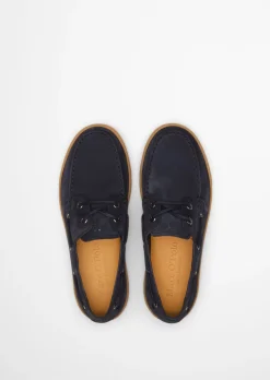 Mokassin Model Karo aus Veloursleder