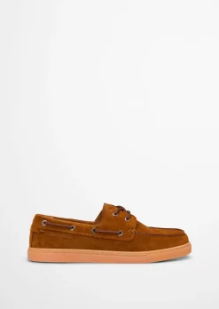 Mokassin Model Karo aus Veloursleder