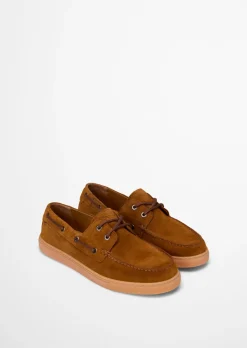 Mokassin Model Karo aus Veloursleder
