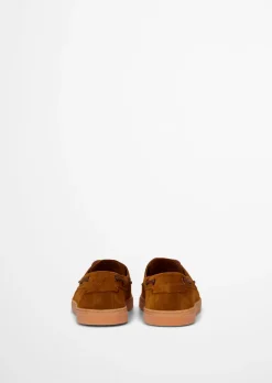 Mokassin Model Karo aus Veloursleder