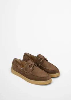 Mokassin Model Karo aus Veloursleder