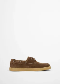 Mokassin Model Karo aus Veloursleder