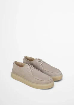 Mokassin-Schnürer Model Zen aus weichem Veloursleder
