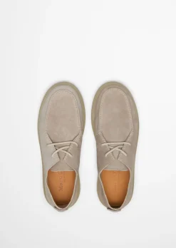 Mokassin-Schnürer Model Zen aus weichem Veloursleder