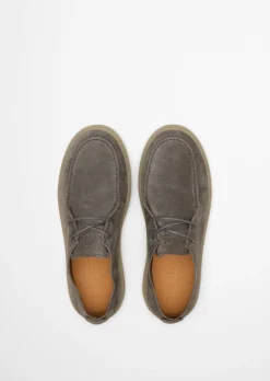 Mokassin-Schnürer Model Zen aus weichem Veloursleder