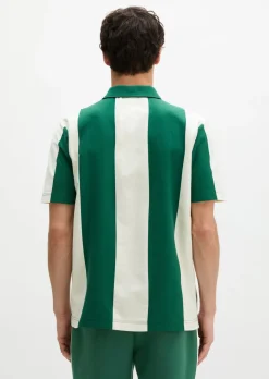 MOP Club '67 Football Tricot Polo, Heavy Jersey, Striped aus schwerer Bio-Baumwoll-Qualität