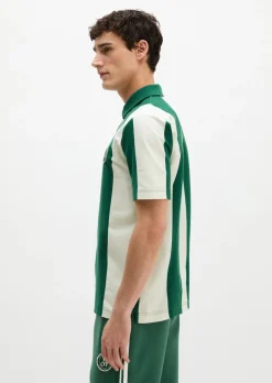 MOP Club '67 Football Tricot Polo, Heavy Jersey, Striped aus schwerer Bio-Baumwoll-Qualität
