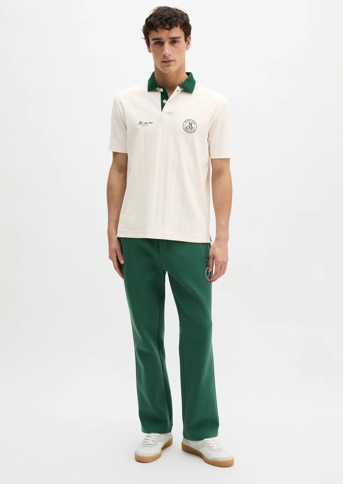 MOP Club '67 Football Tricot Polo, Rib aus reiner Bio-Baumwolle