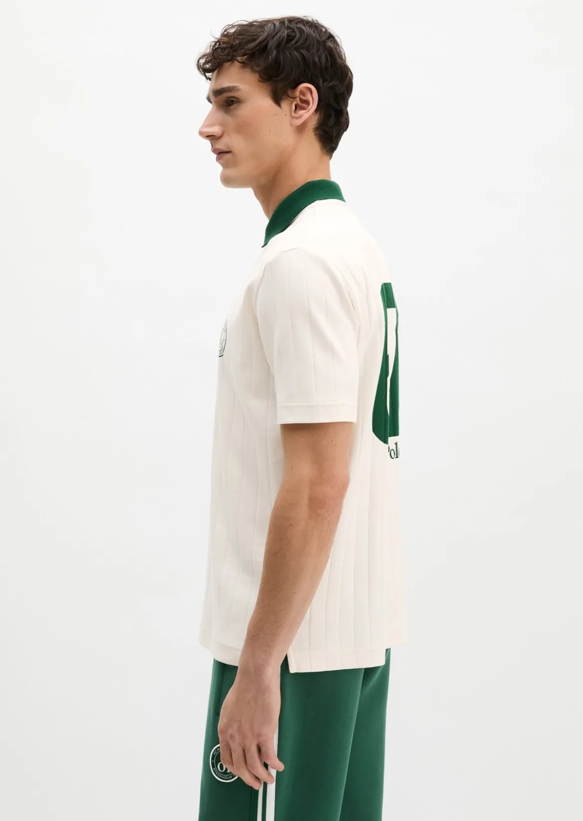 MOP Club '67 Football Tricot Polo, Rib aus reiner Bio-Baumwolle
