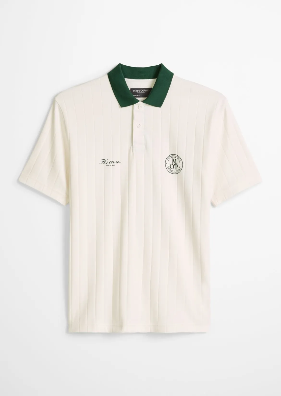 MOP Club '67 Football Tricot Polo, Rib aus reiner Bio-Baumwolle