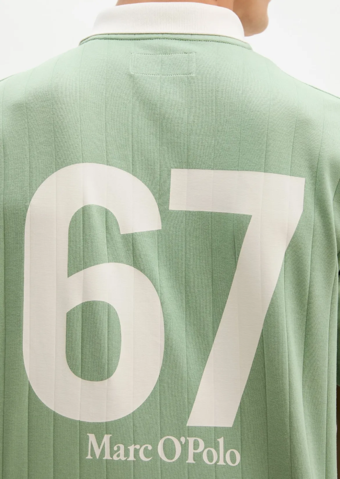 MOP Club '67 Football Tricot Polo, Rib aus reiner Bio-Baumwolle
