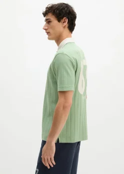 MOP Club '67 Football Tricot Polo, Rib aus reiner Bio-Baumwolle