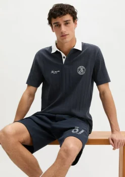 MOP Club '67 Football Tricot Polo, Rib aus reiner Bio-Baumwolle