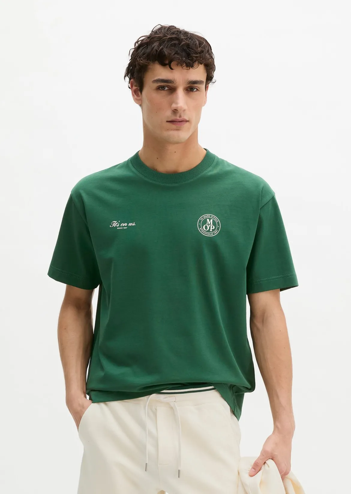 MOP Club '67 Football T-Shirt, Heavy Jersey, Oversize mit großem Rückenprint