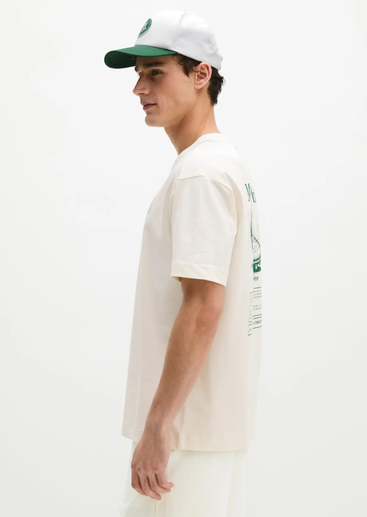 MOP Club '67 Football T-Shirt, Heavy Jersey, Oversize mit rückseitigem Fußball-Motiv