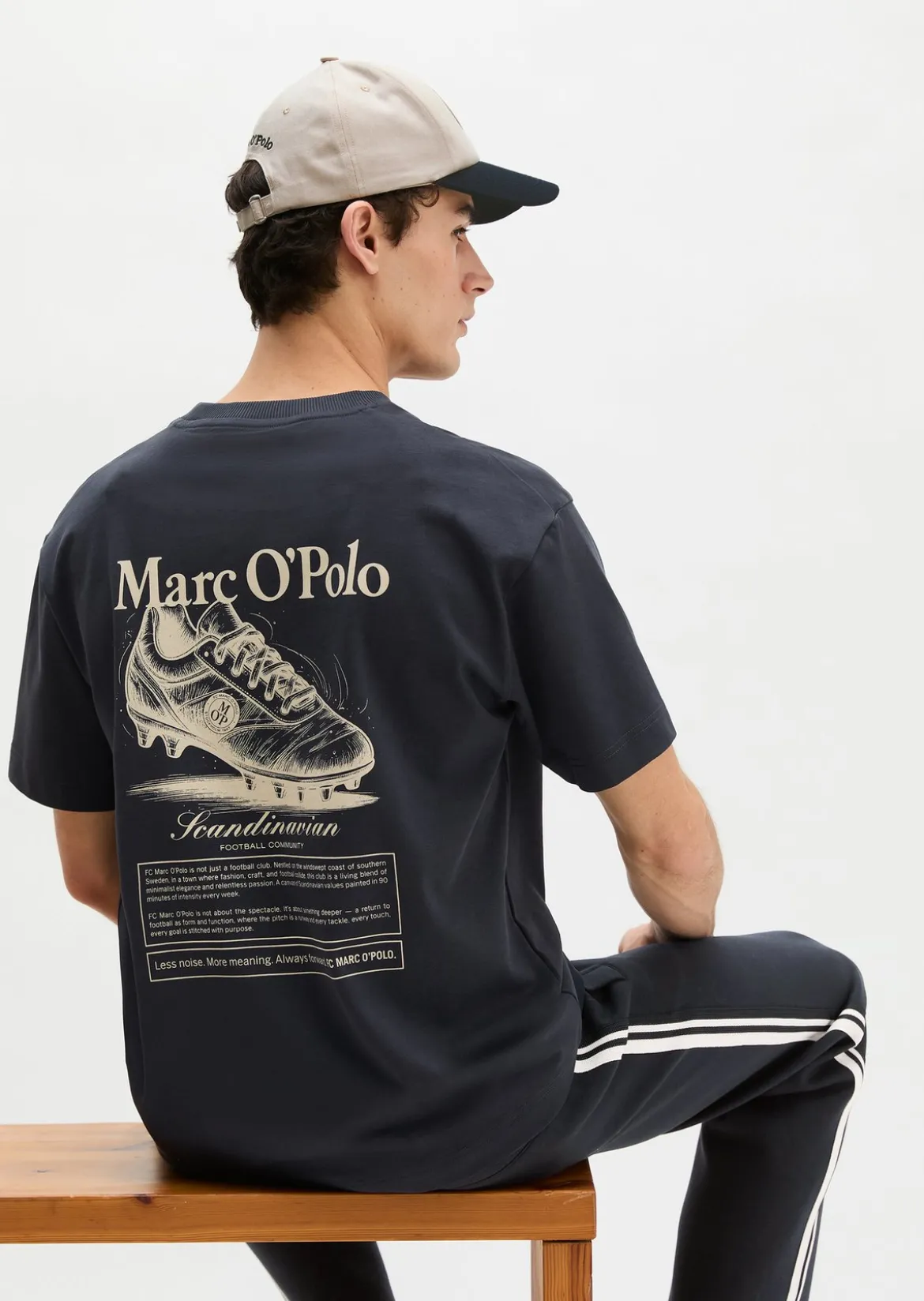 MOP Club '67 Football T-Shirt, Heavy Jersey, Oversize mit rückseitigem Fußball-Motiv