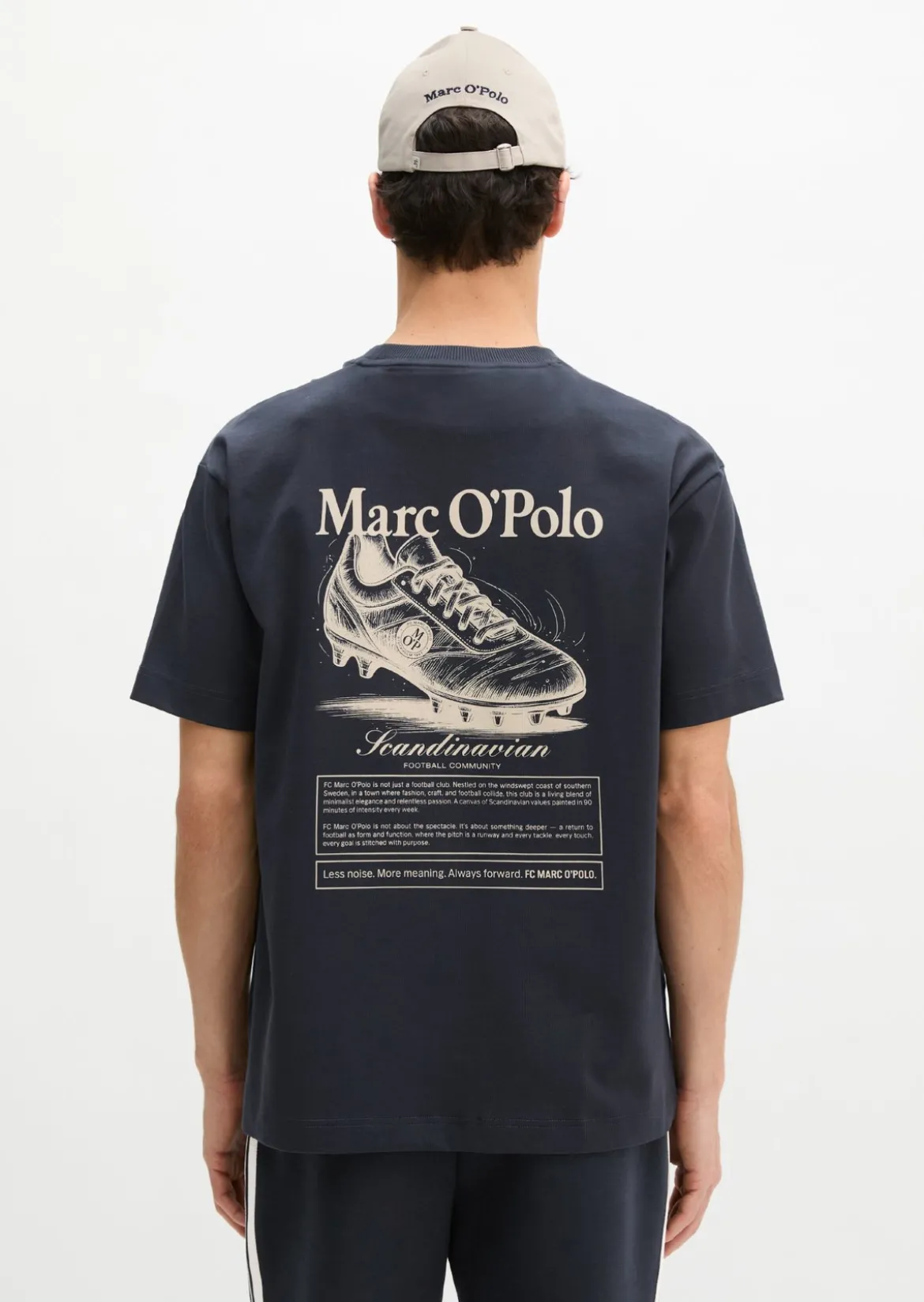 MOP Club '67 Football T-Shirt, Heavy Jersey, Oversize mit rückseitigem Fußball-Motiv
