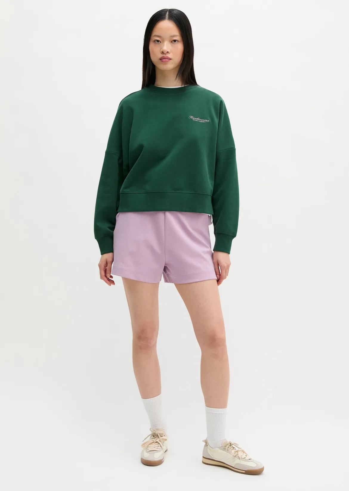 MOP Club '67 Sweater, Oversized, Boxy Fit mit gepeachter Oberfläche