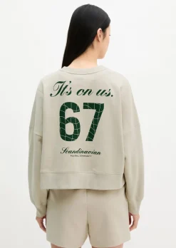 MOP Club '67 Sweater, Oversized, Boxy Fit mit gepeachter Oberfläche