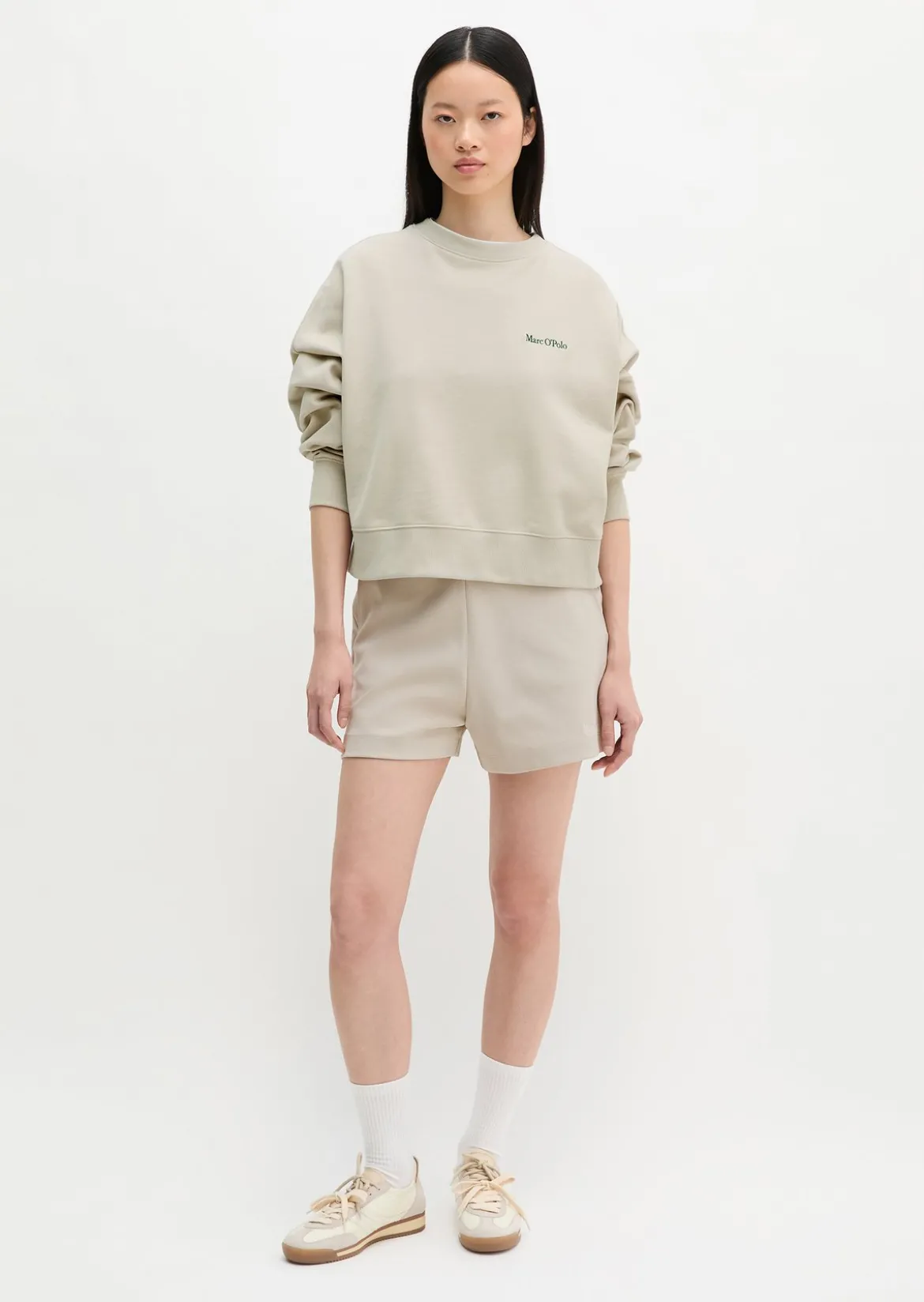 MOP Club '67 Sweater, Oversized, Boxy Fit mit gepeachter Oberfläche
