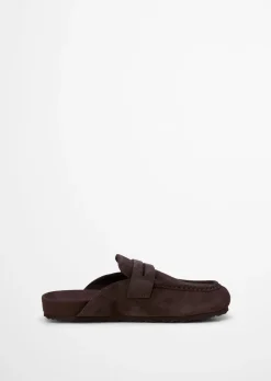 Mule Model Floria aus Veloursleder