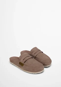 Mule Model Floria aus Veloursleder