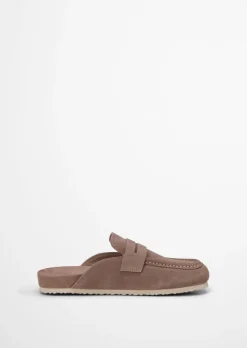 Mule Model Floria aus Veloursleder