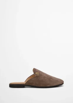 Mule Model Safina aus weichem Veloursleder
