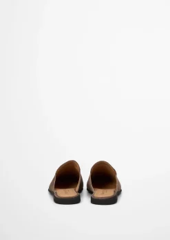 Mule Model Safina aus weichem Veloursleder