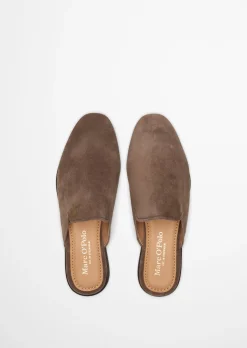 Mule Model Safina aus weichem Veloursleder