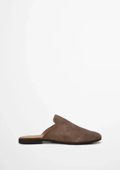 Mule Model Safina aus weichem Veloursleder