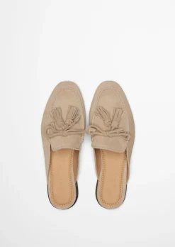 Mule Model Safina mit Schleife und Quasten