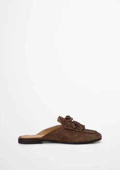 Mule Model Safina mit Schleife und Quasten