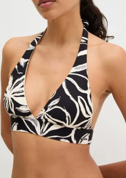 Neckholder-Bikini-Top aus recyceltem Material