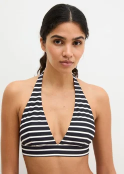Neckholder-Bikini-Top aus recyceltem Material