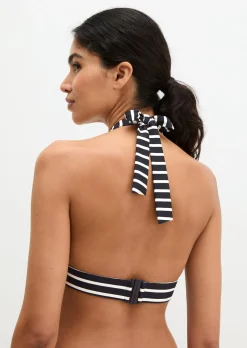 Neckholder-Bikini-Top aus recyceltem Material