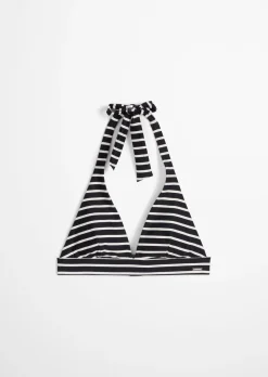 Neckholder-Bikini-Top aus recyceltem Material