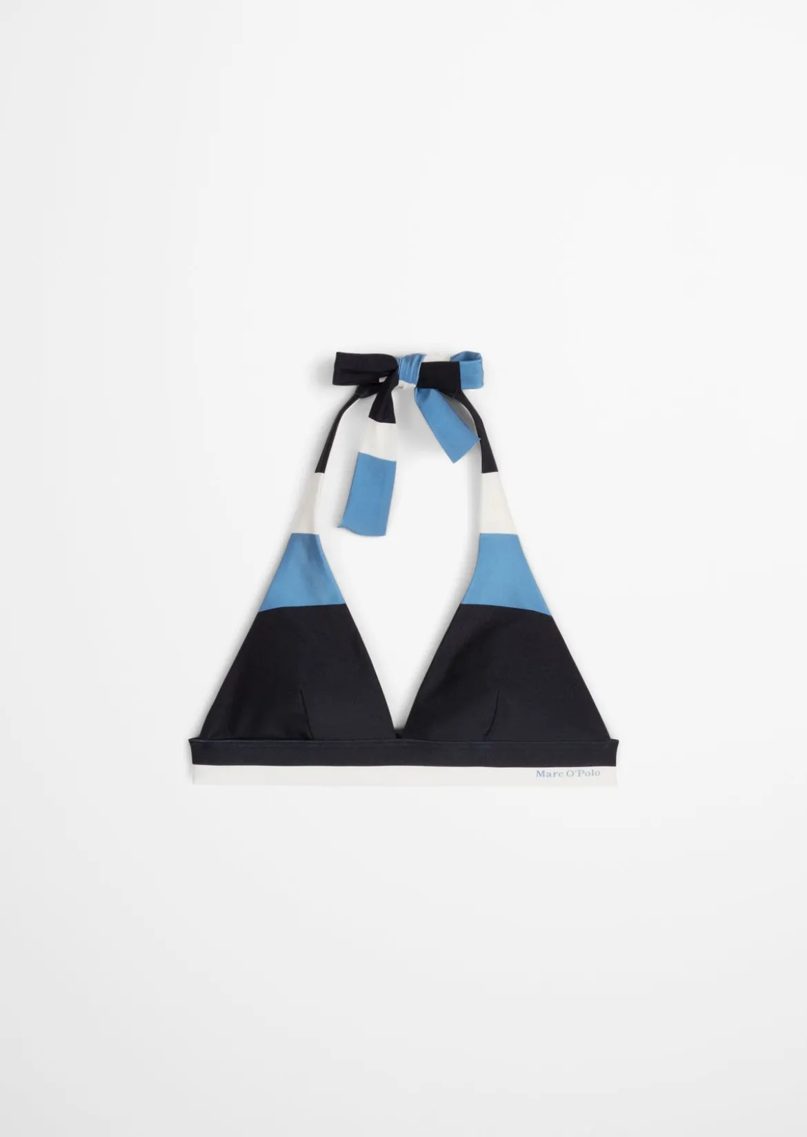 Neckholder-Bikini-Top aus recyceltem Material