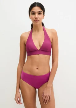 Neckholder-Bikini-Top aus recyceltem Material