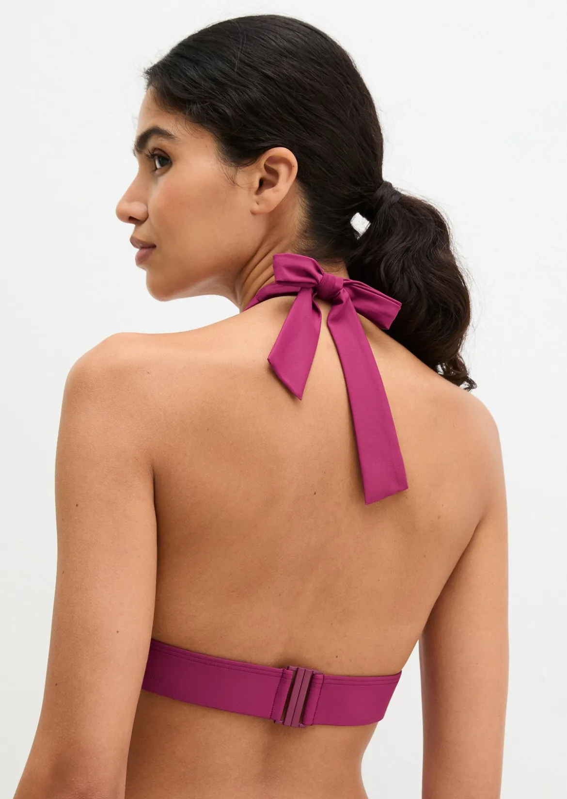 Neckholder-Bikini-Top aus recyceltem Material