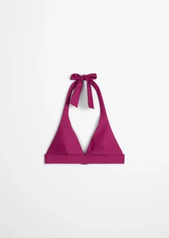 Neckholder-Bikini-Top aus recyceltem Material