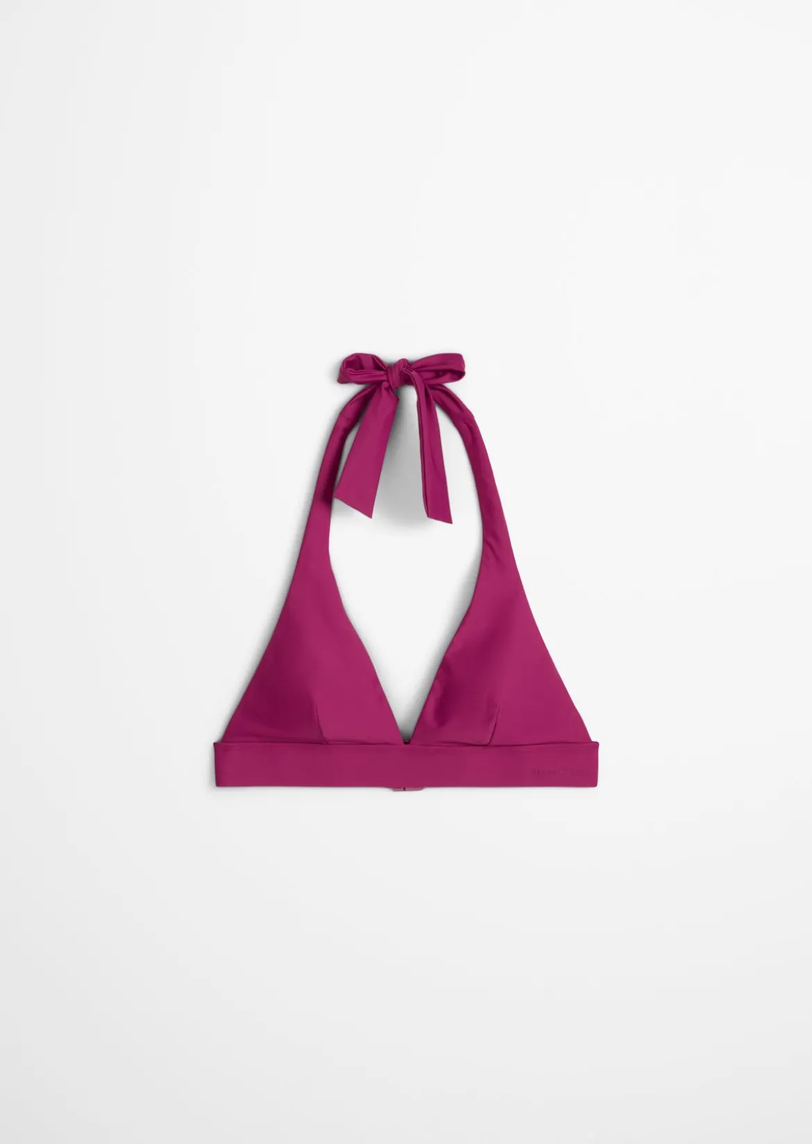 Neckholder-Bikini-Top aus recyceltem Material