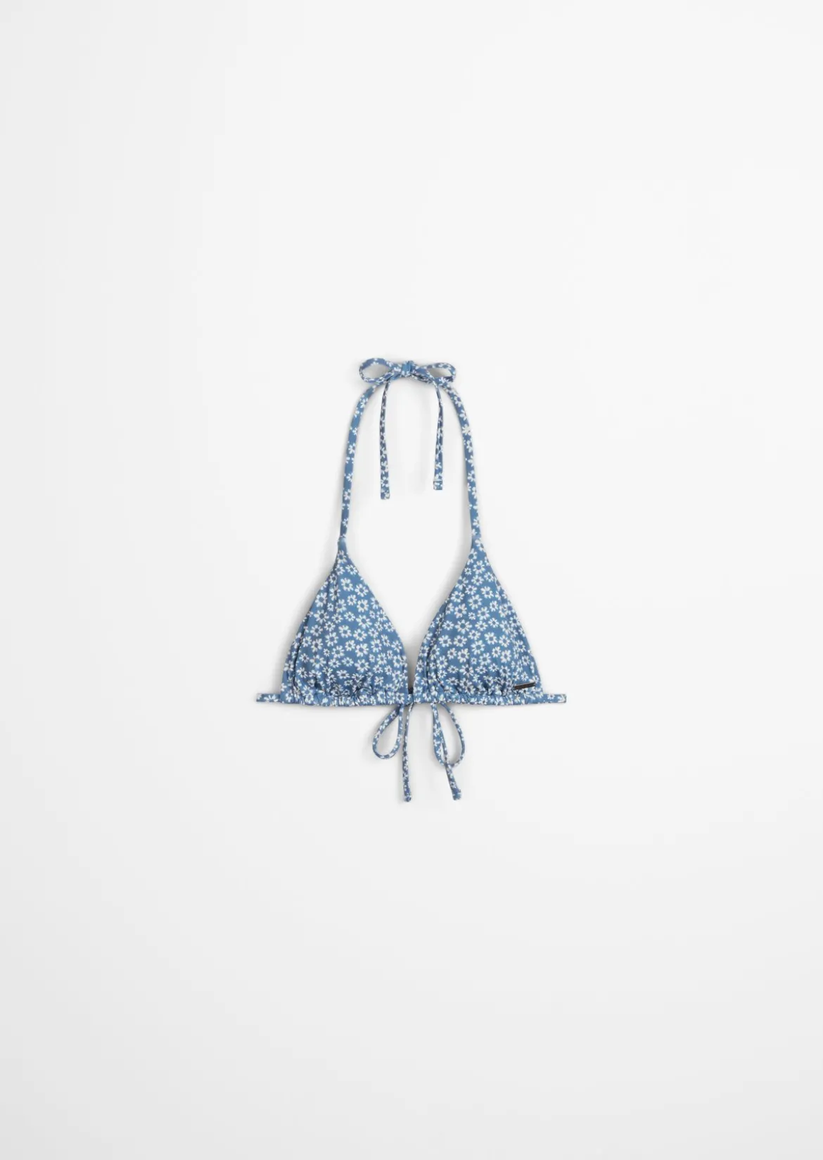 Neckholder-Bikini-Top aus recyceltem Material