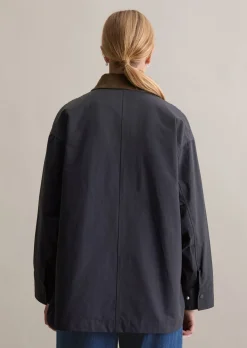 Outdoor-Barnjacket relaxed aus Cotton-Nylon-Mix