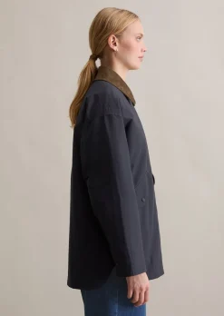 Outdoor-Barnjacket relaxed aus Cotton-Nylon-Mix