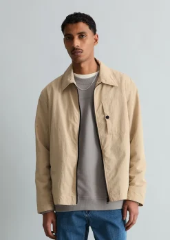 Outdoor-Jacke regular aus wasserabweisendem Recycling-Material