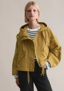 Outdoor-Jacke relaxed aus Cotton-Nylon