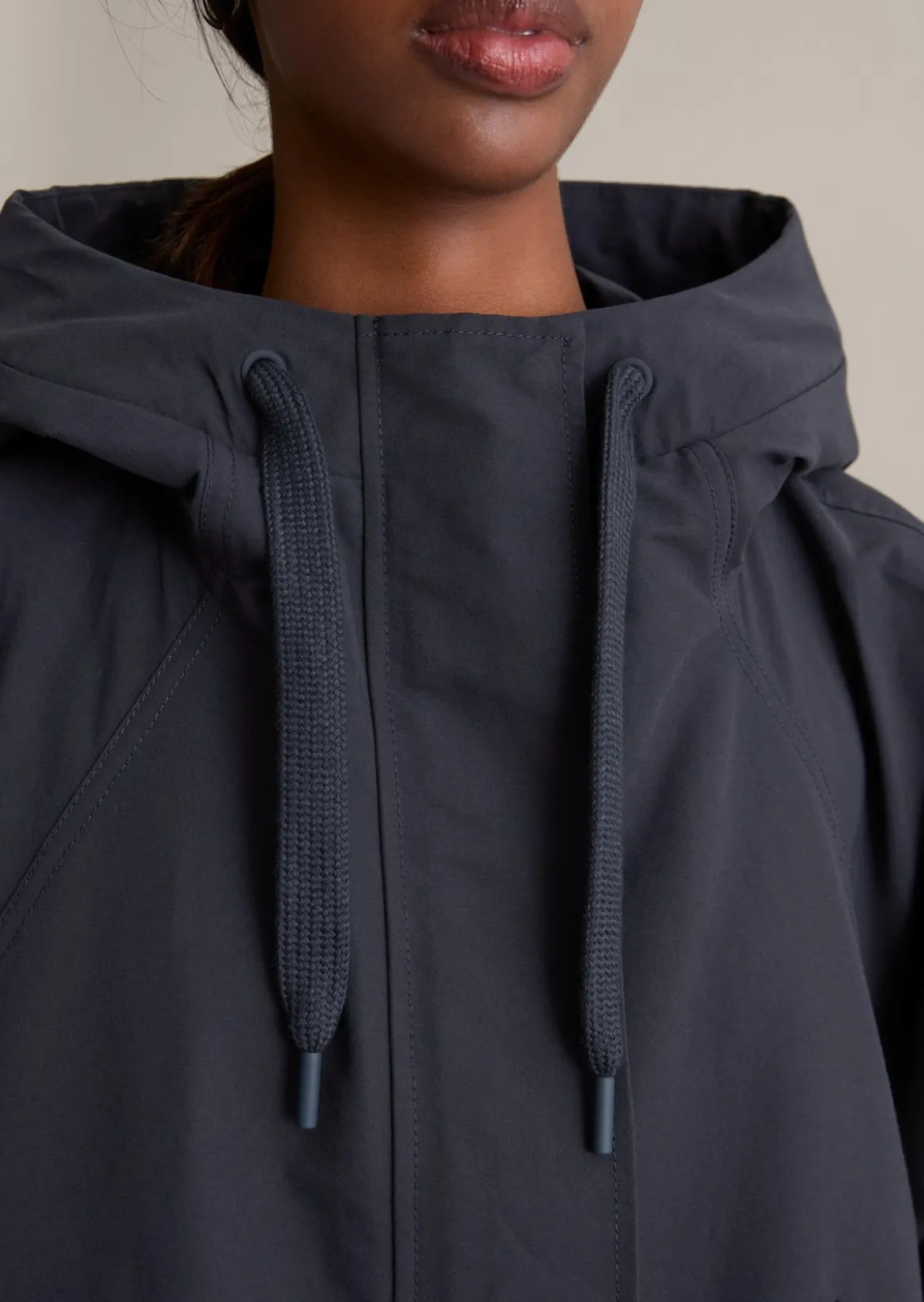 Outdoor-Jacke relaxed aus Cotton-Nylon