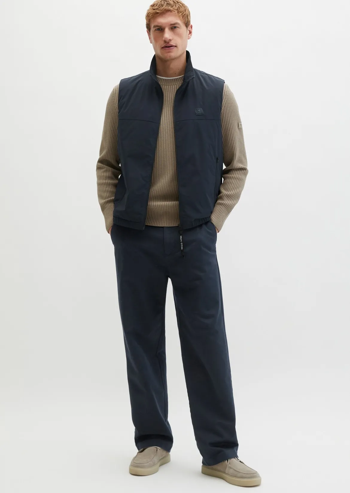 Outdoor-Weste regular aus recyceltem Polyester
